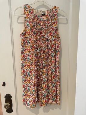 Vintage Multicolor Floral Midi Dress Size 2